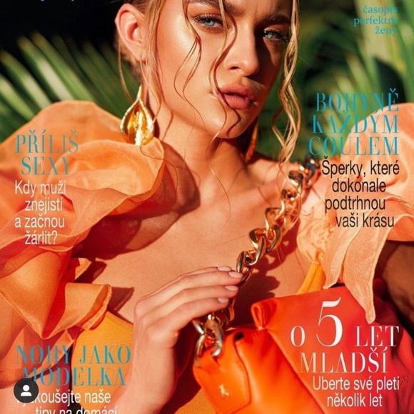 Zara organza orange top - Picture 3 of 7